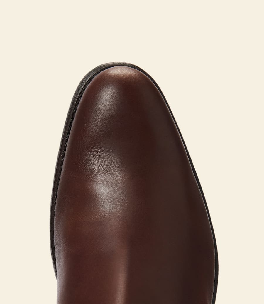 bottes rosebery – cuir aniline coco