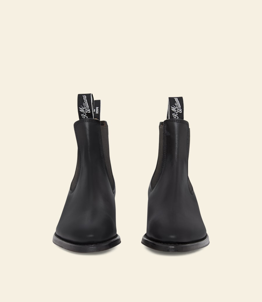 bottes lady yearling – cuir yearling noir