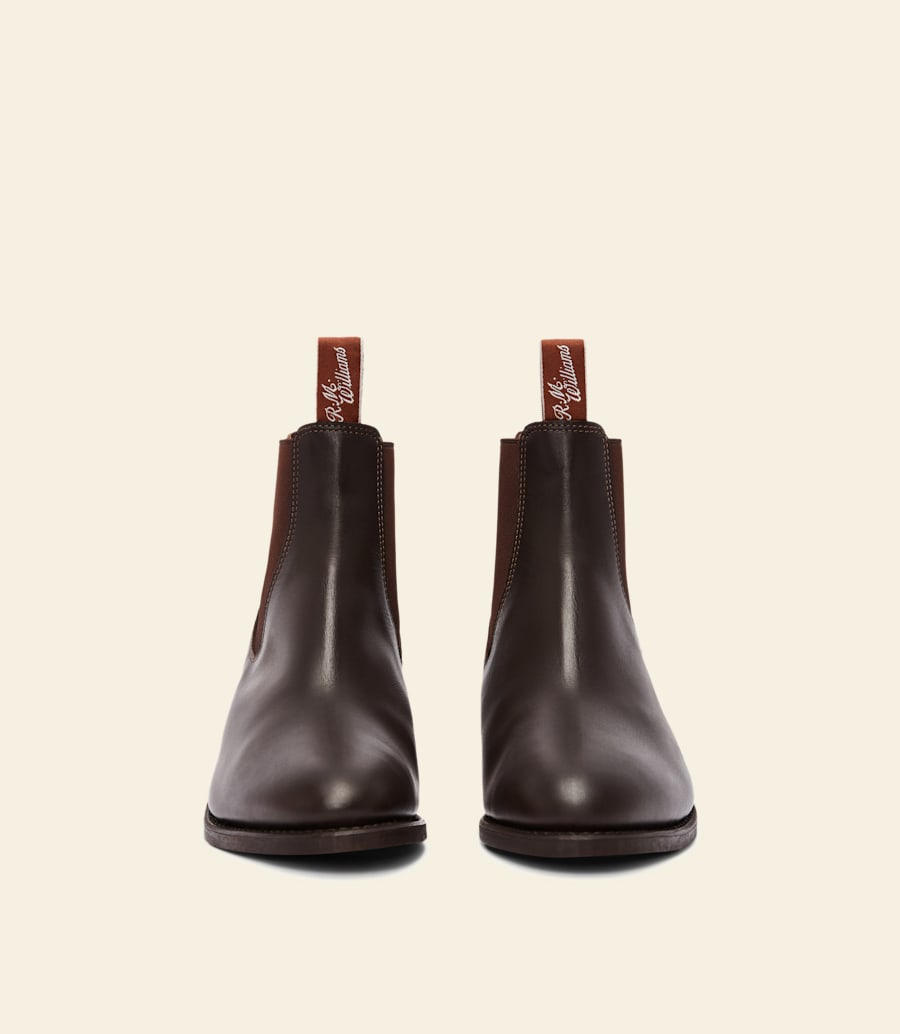 bottes lady yearling – cuir yearling châtaigne