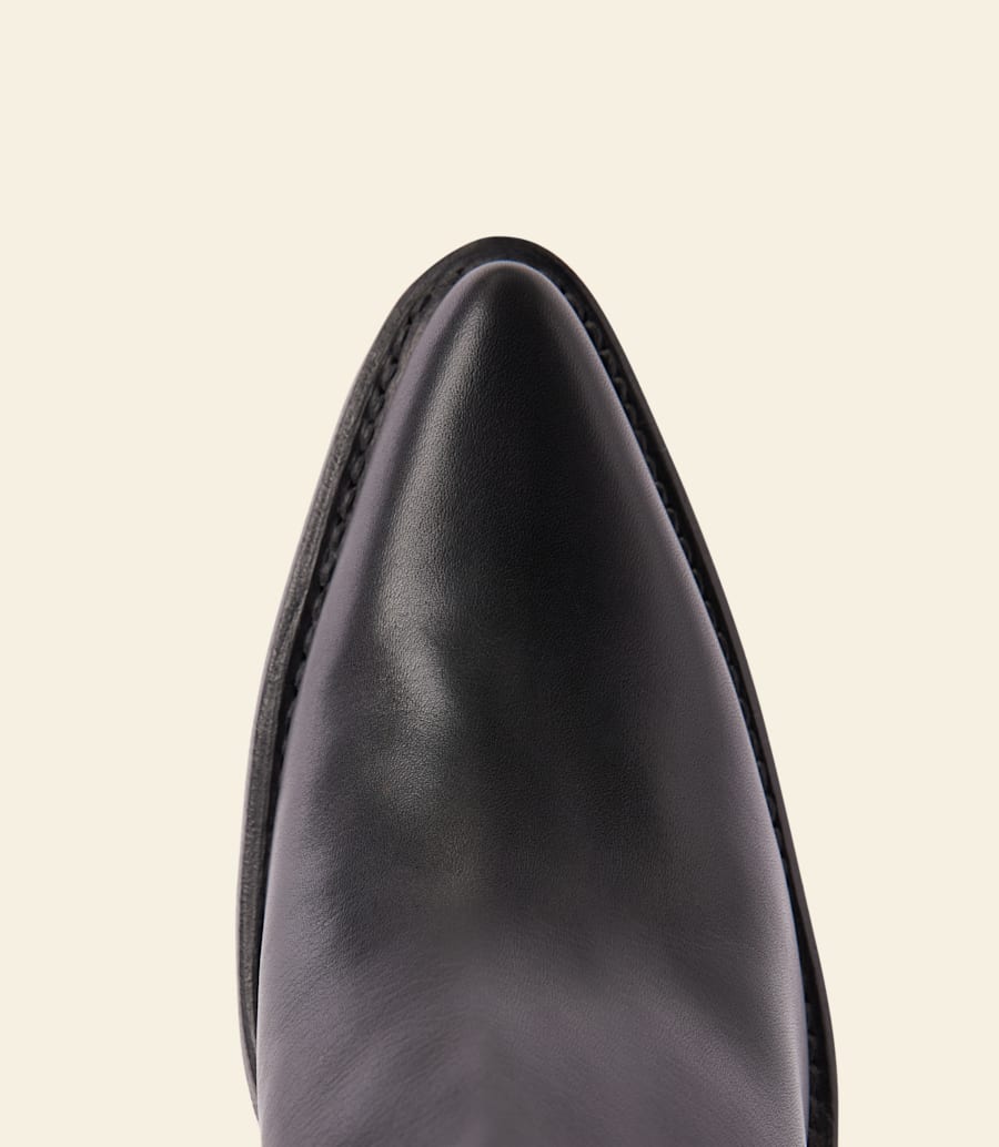 bottes maya – cuir aniline ébène