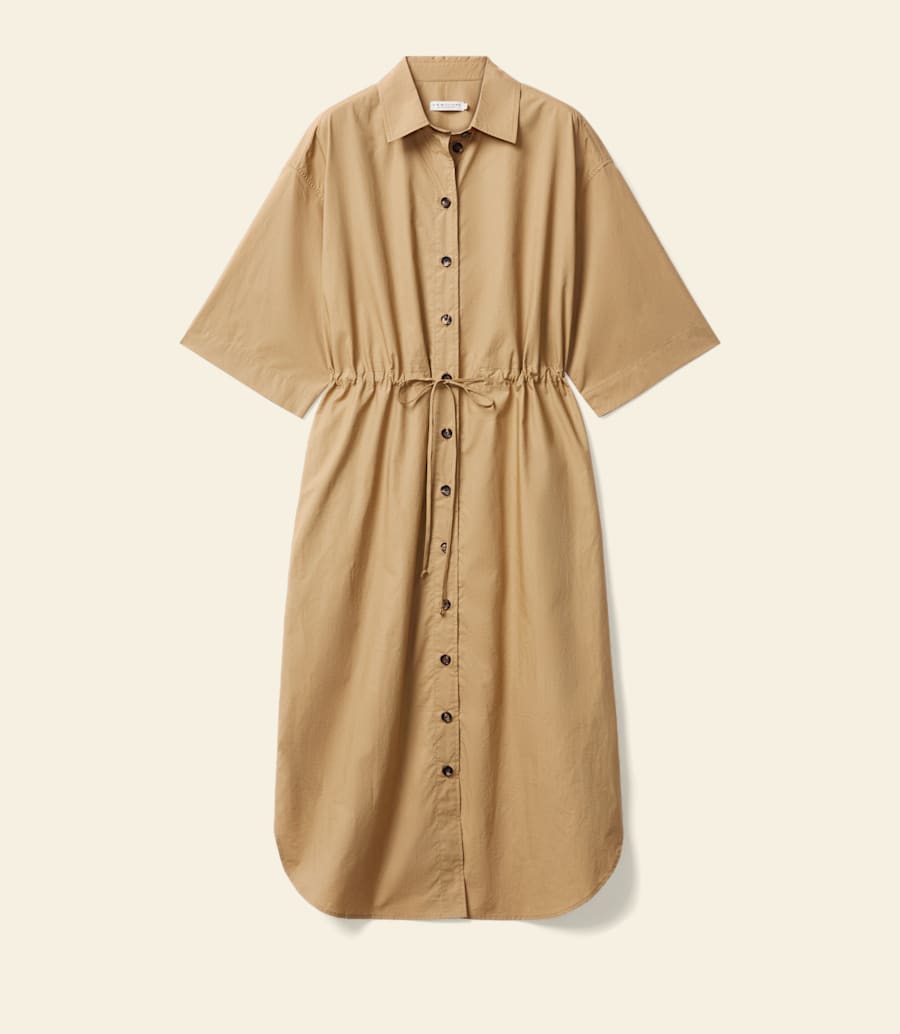 robe-chemise orelia en popeline