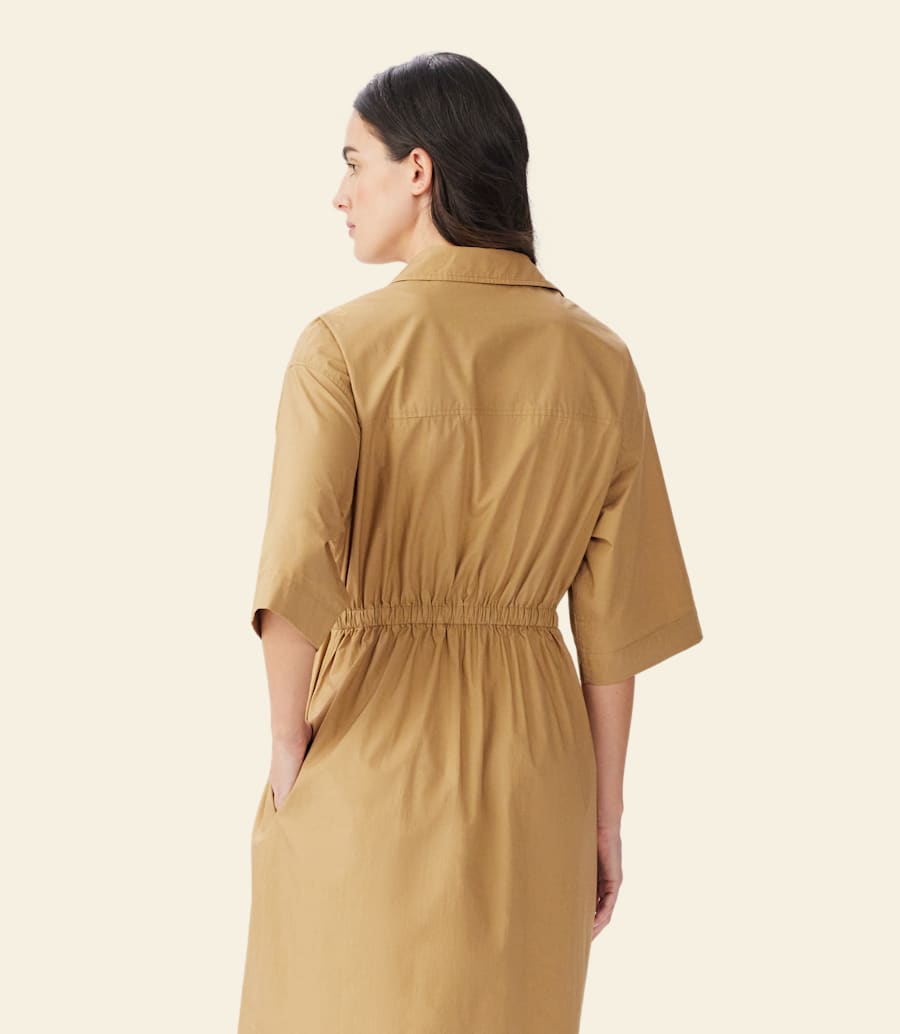 robe-chemise orelia en popeline
