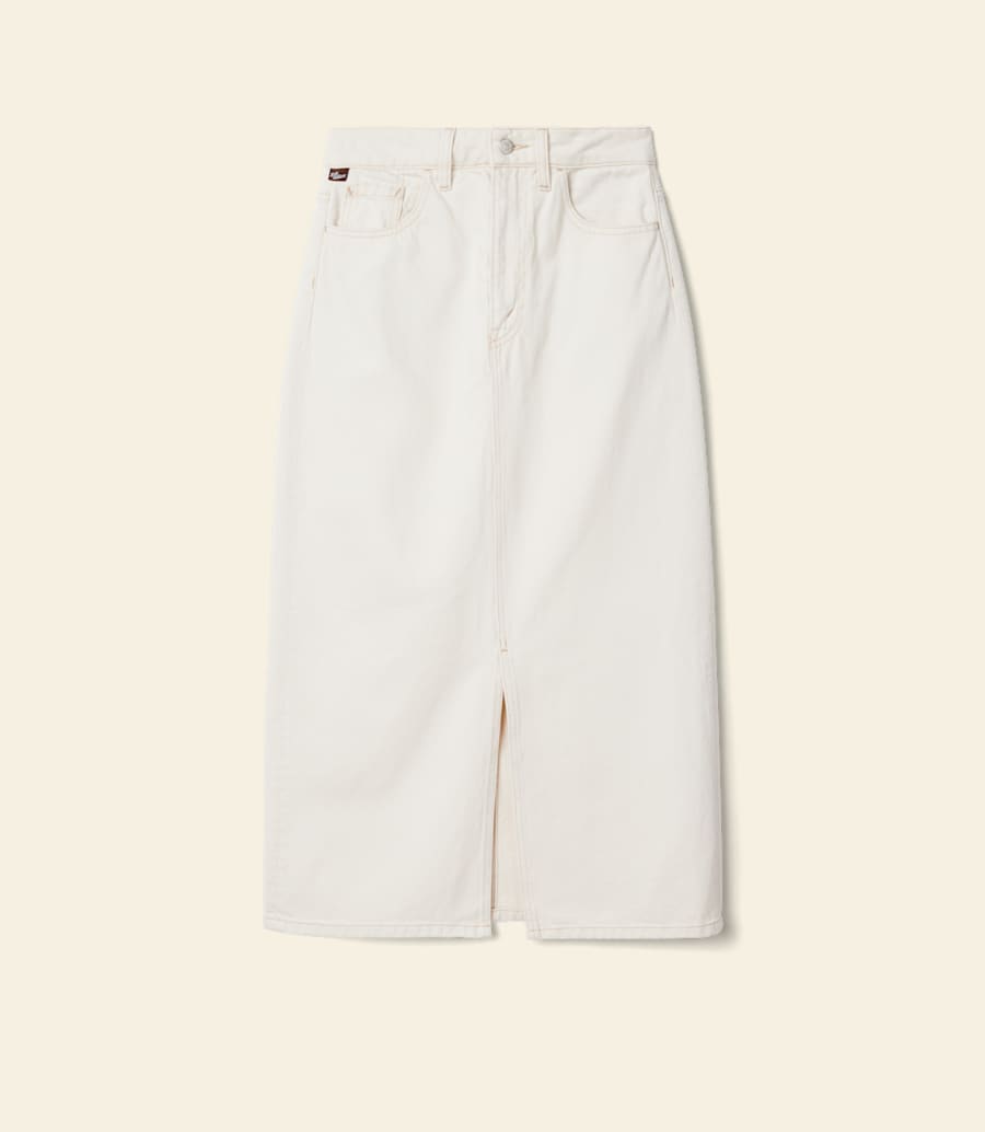jupe midi en jean temma