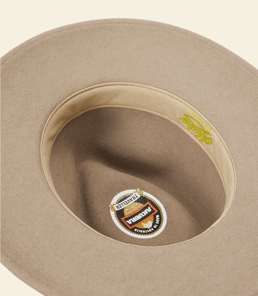 chapeau de voyageur akubra