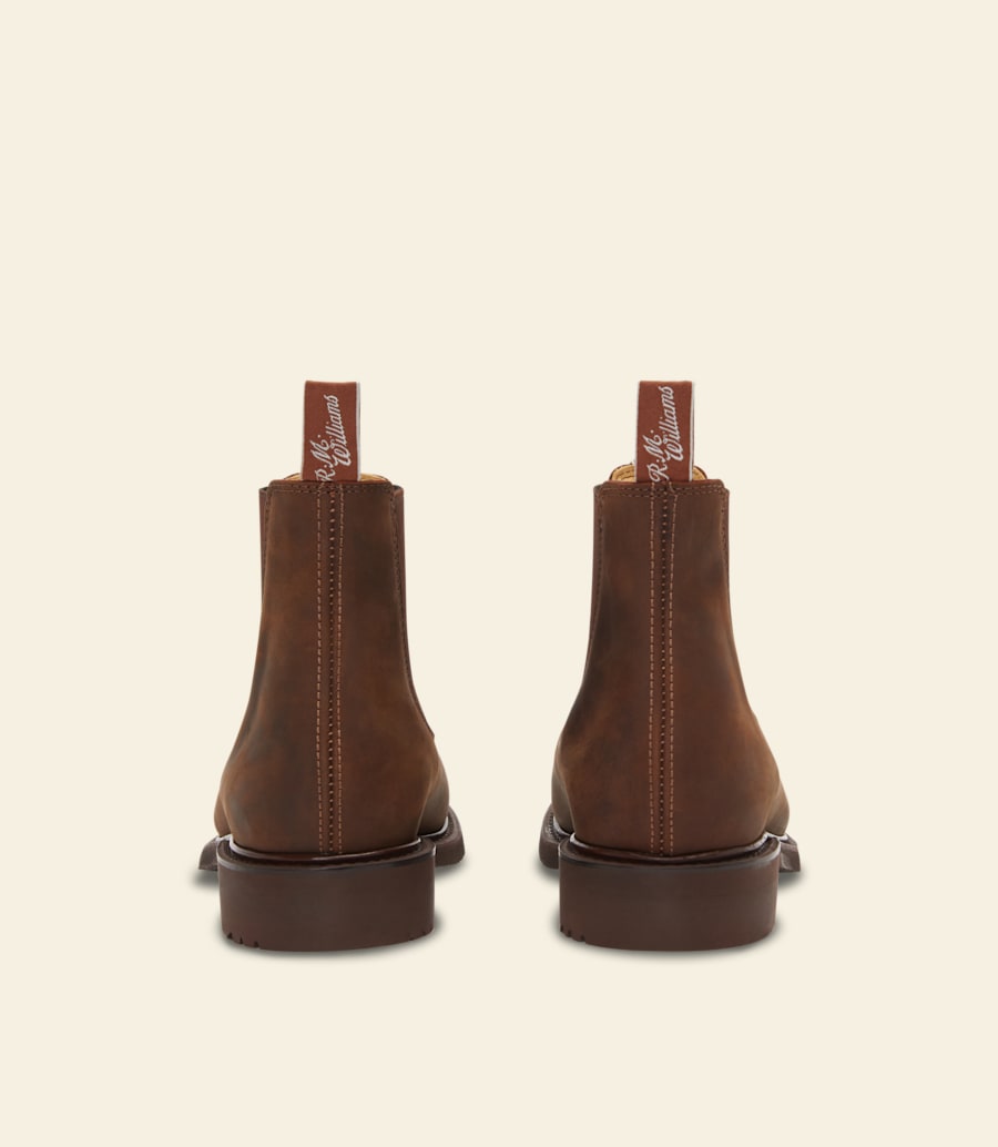 bottes de jardinier – cuir nubuck huilé à lécorce