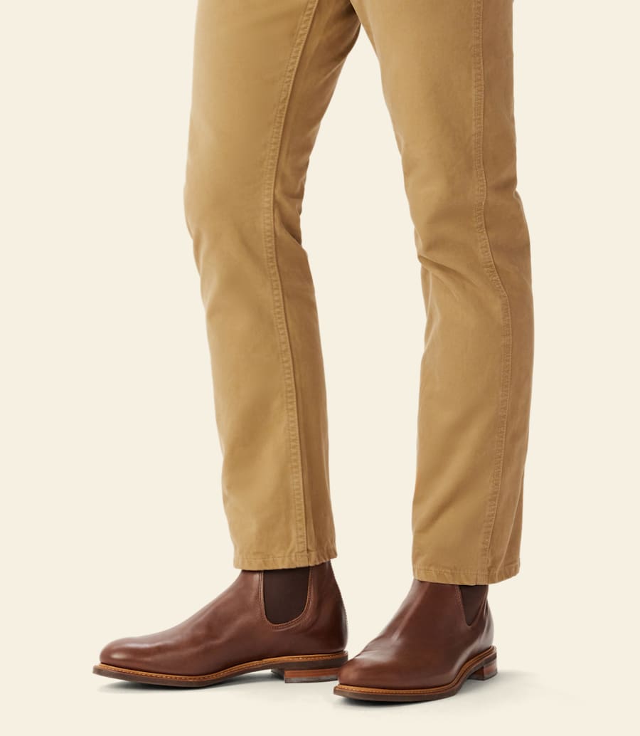 bottes urban turnout – cuir pull-up marron foncé