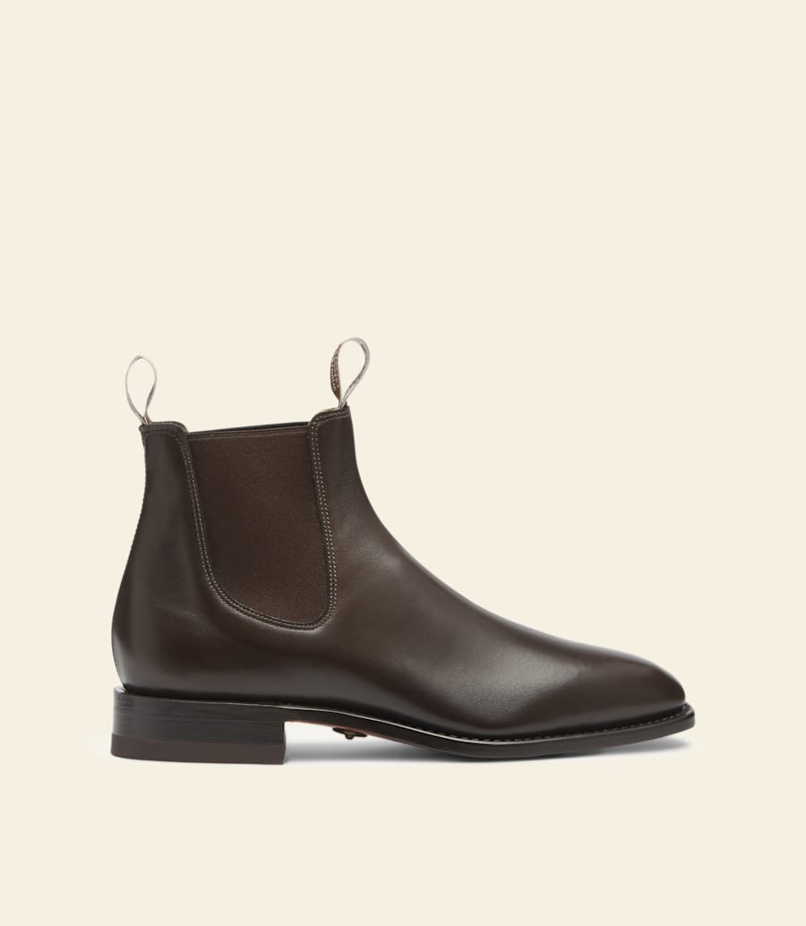 bottes signature craftsman – cuir de veau châtaigne