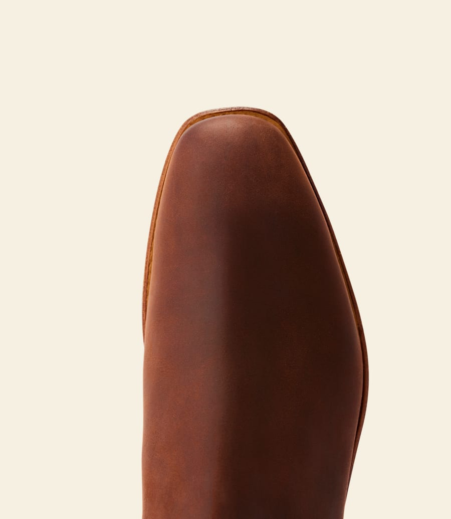 bottes artisanales – cuir nubuck huilé à lécorce