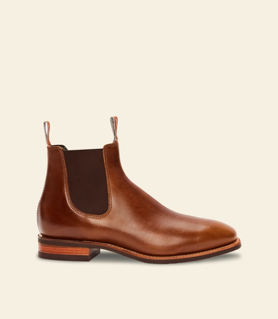 bottes craftsman – cuir pull-up caramel