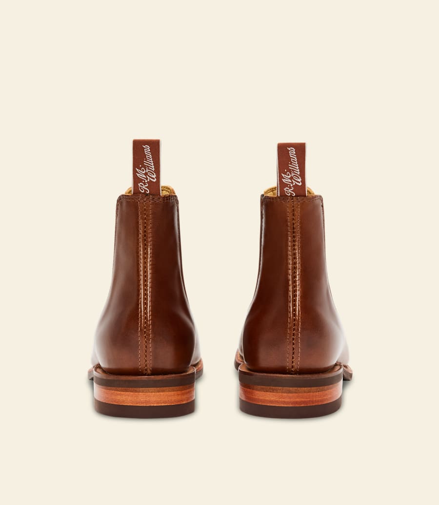 bottes craftsman – cuir pull-up caramel
