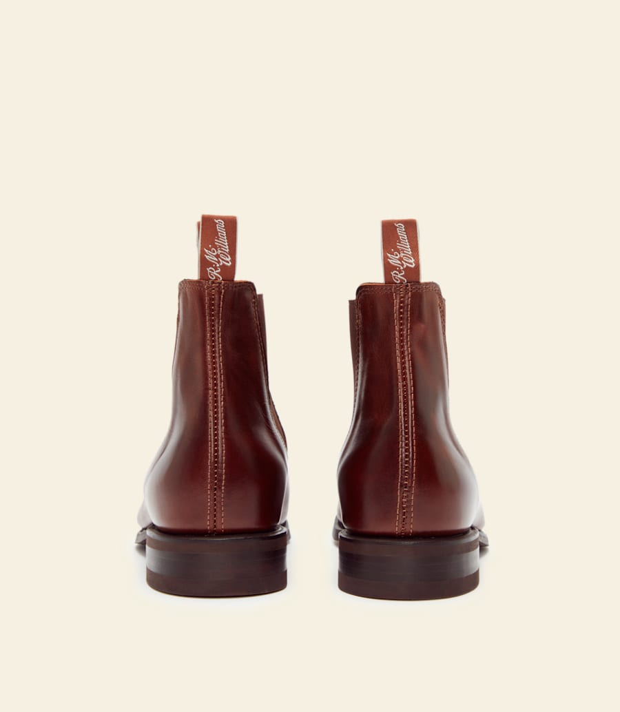 bottes craftsman – cuir pull-up marron moyen