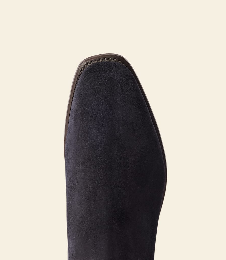 bottes heritage craftsman – cuir suédé bleu marine foncé