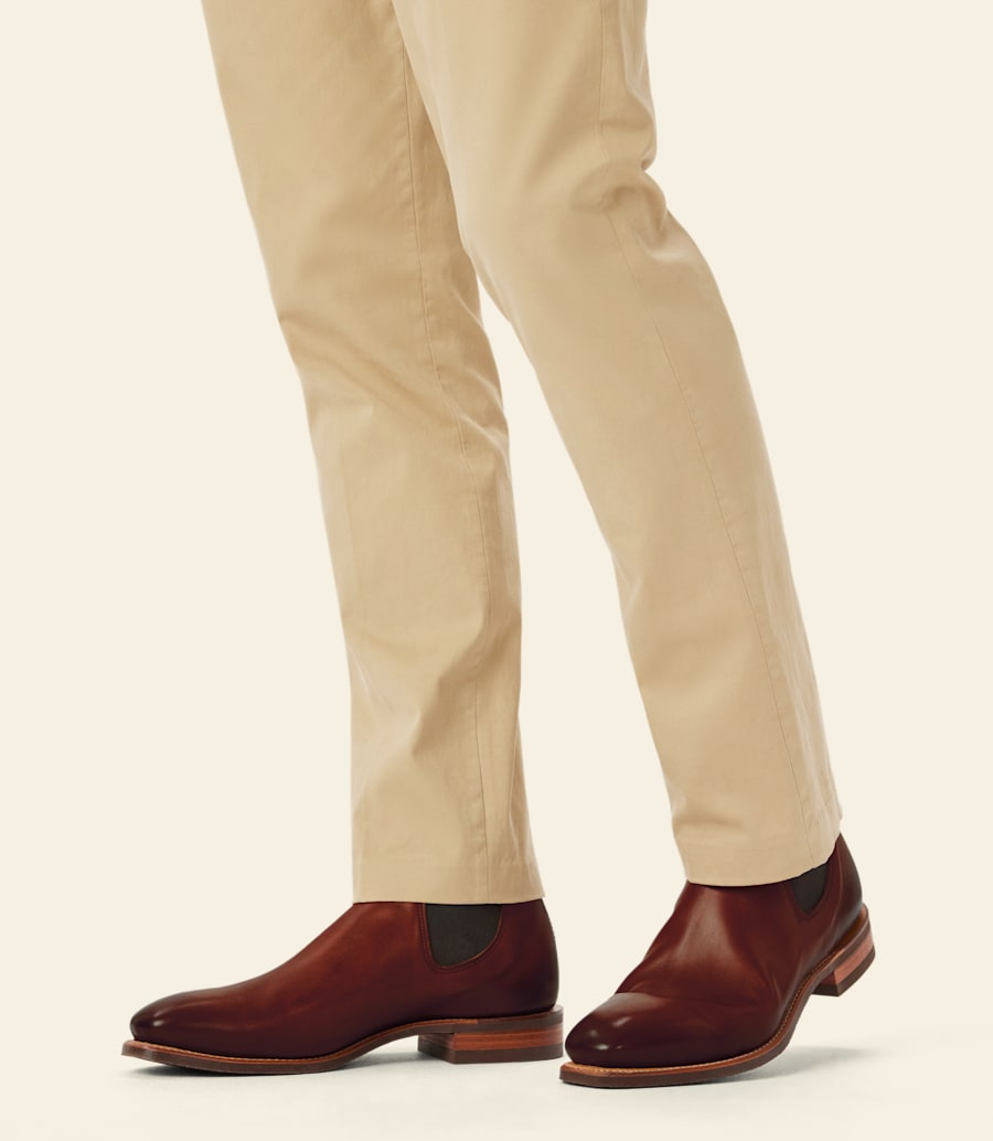 bottes dartisan – cuir brun foncé patiné