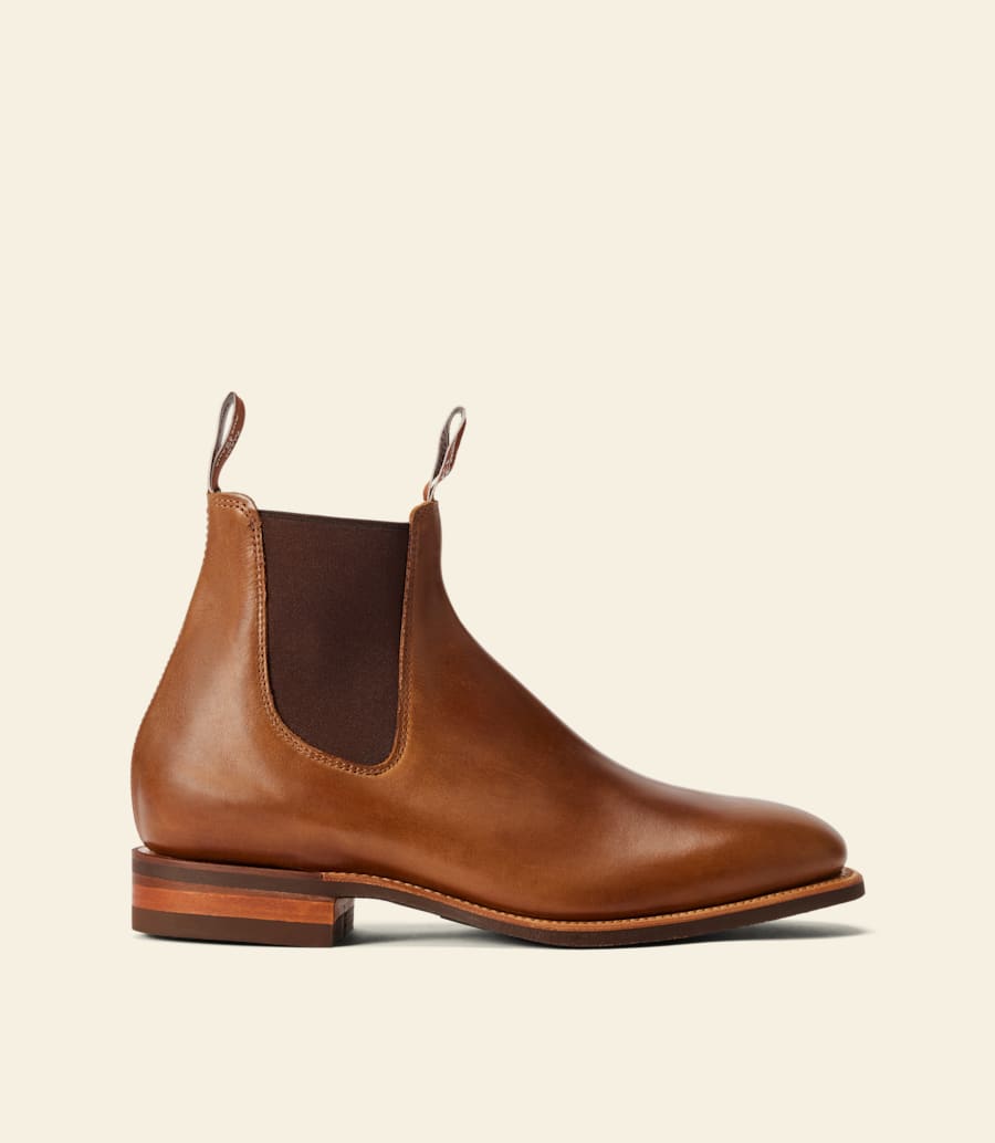 bottes tambo – cuir caramel pull-up