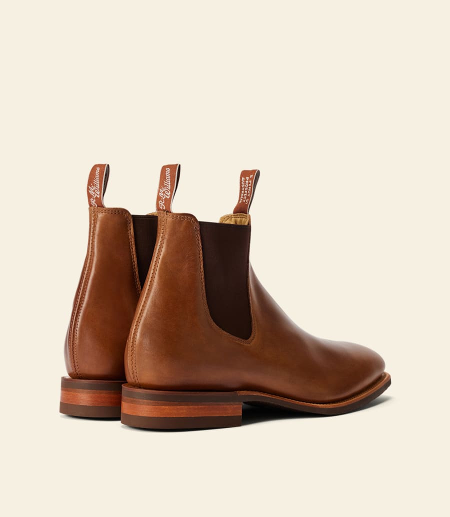 bottes tambo – cuir caramel pull-up