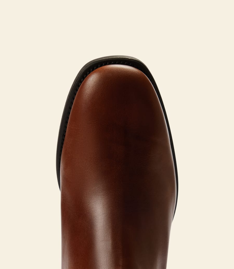bottes tambo – cuir pull-up marron moyen