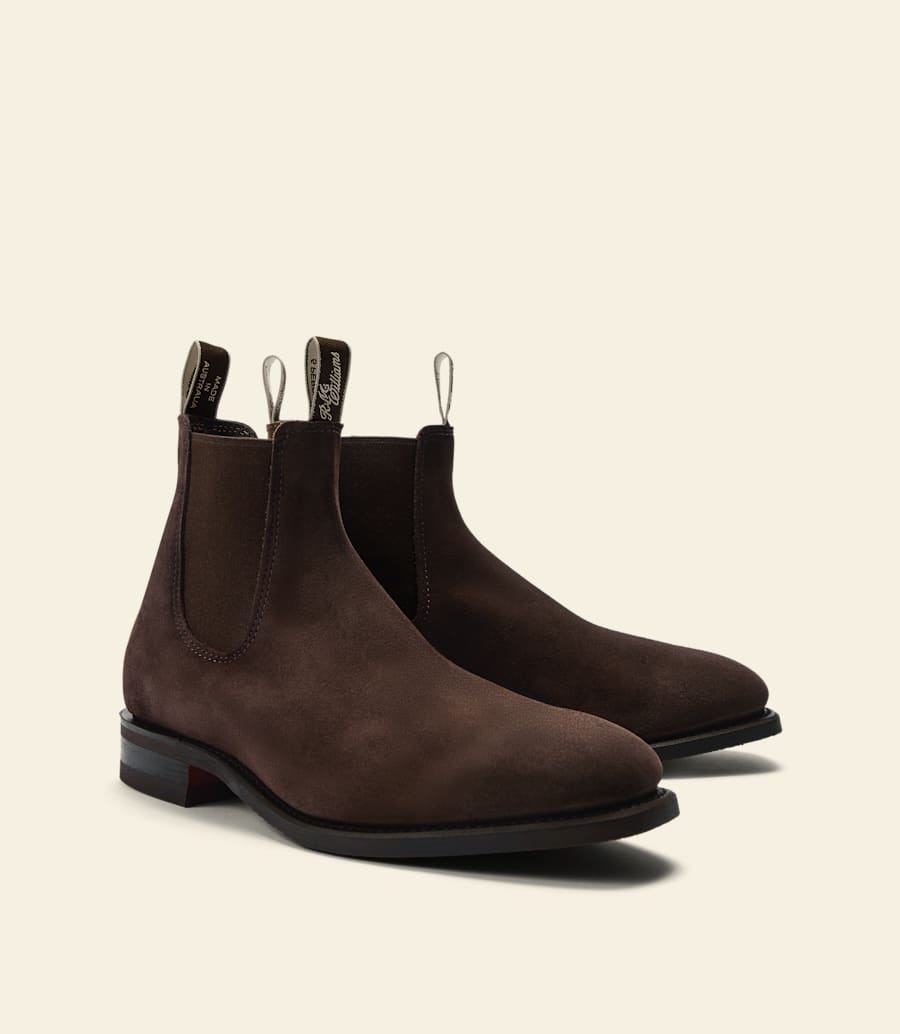 bottes tambo – cuir suédé chocolat