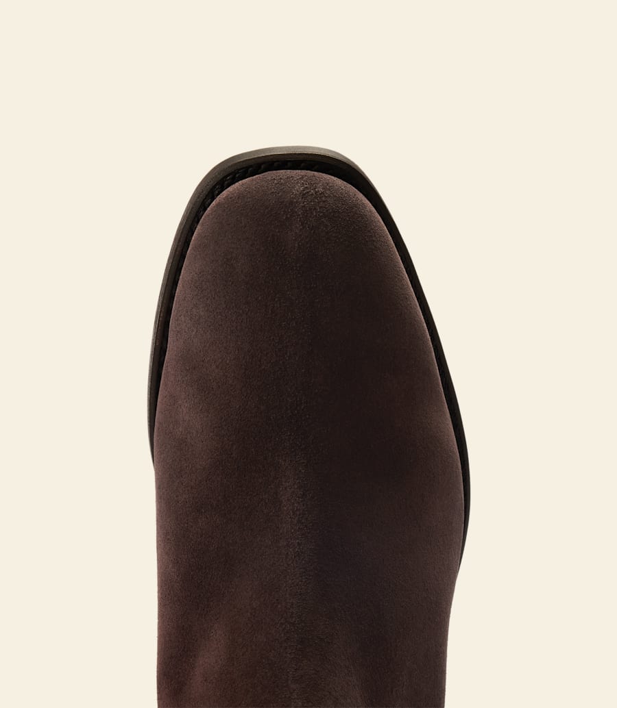 bottes tambo – cuir suédé chocolat