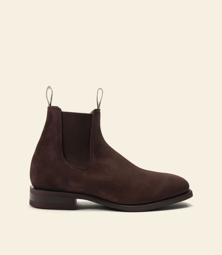 bottes tambo – cuir suédé chocolat
