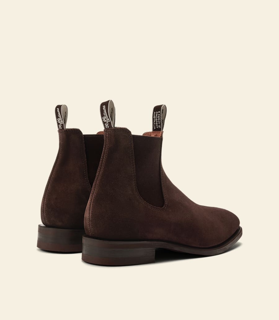 bottes tambo – cuir suédé chocolat