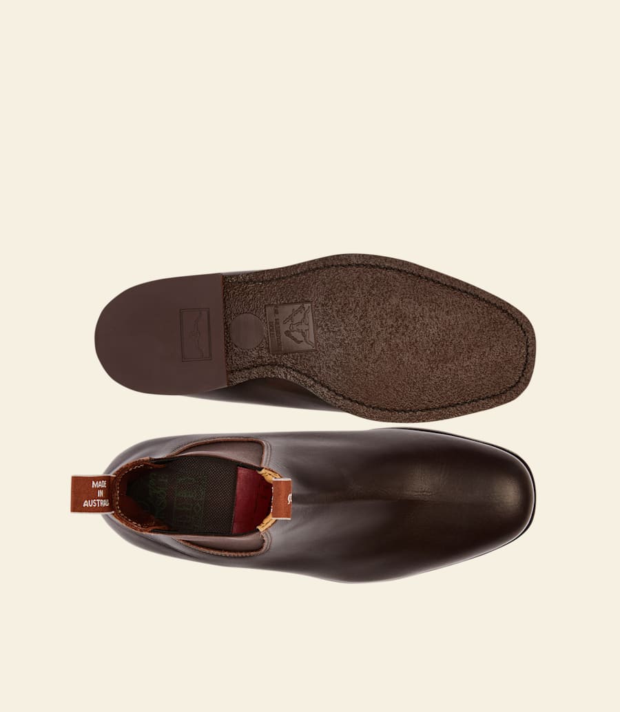 bottes tambo – cuir châtaigne dun an