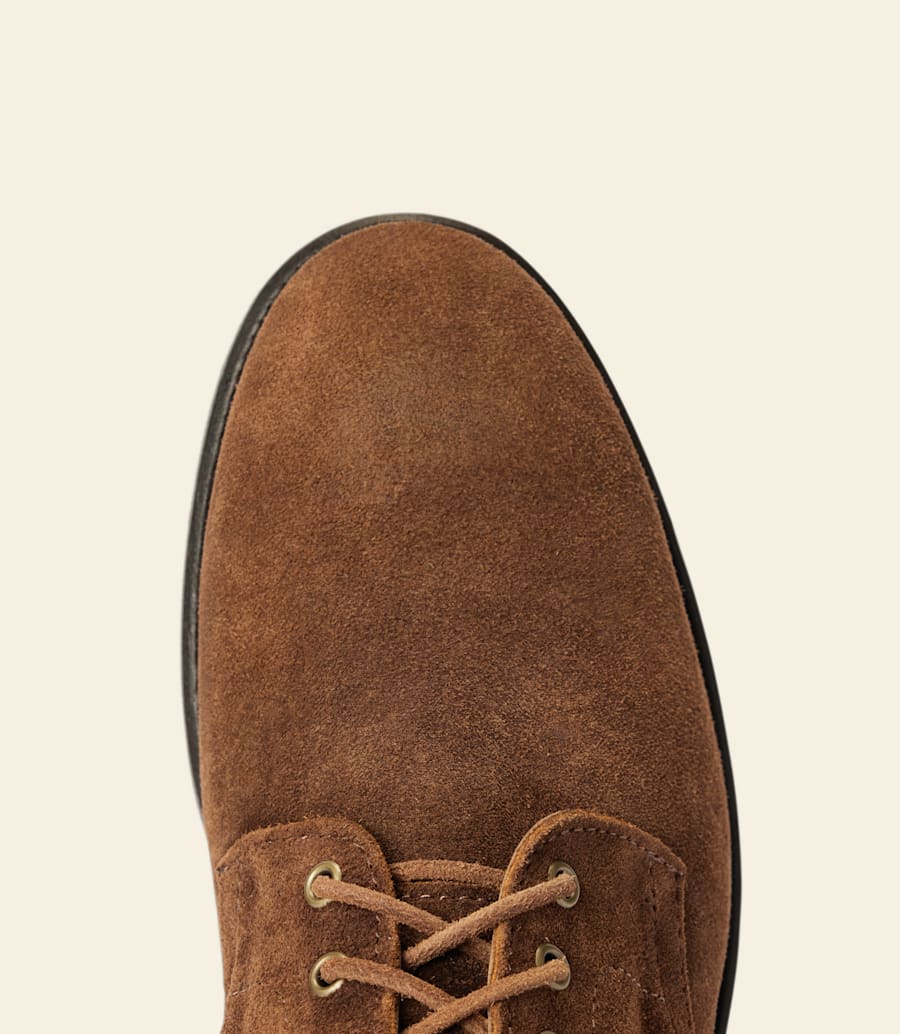 bottes urban turnout – cuir suédé ciré gingembre