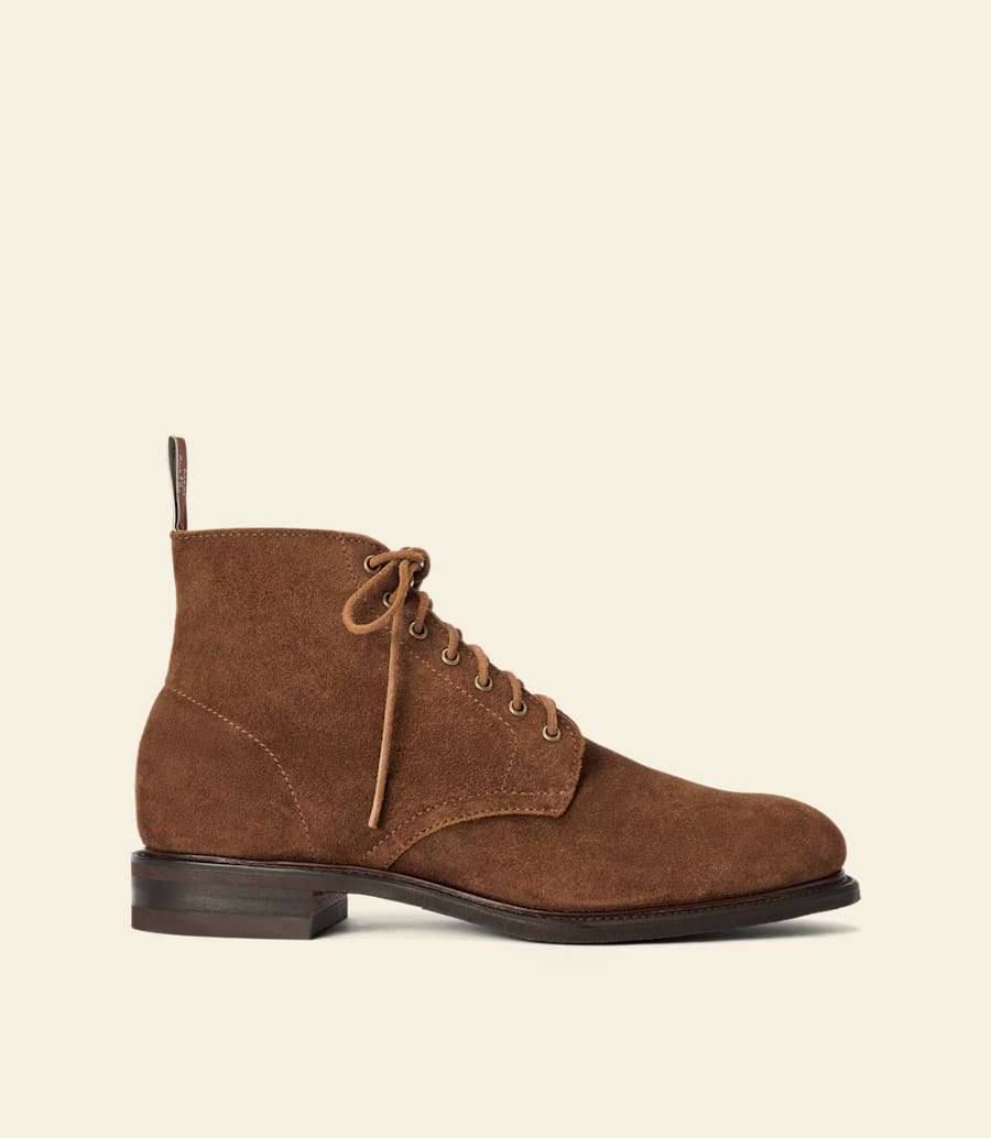 bottes urban turnout – cuir suédé ciré gingembre