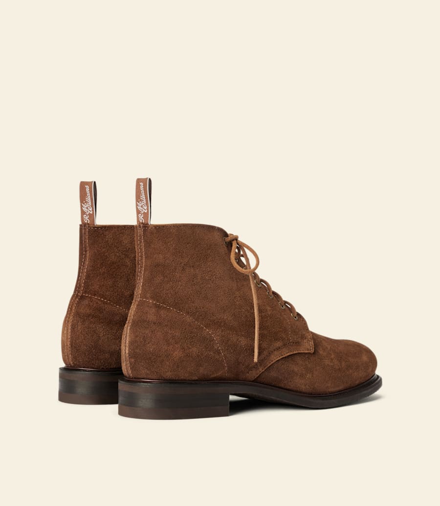 bottes urban turnout – cuir suédé ciré gingembre