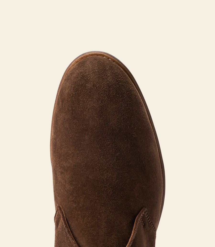 bottine désert turnout – cuir suédé marron