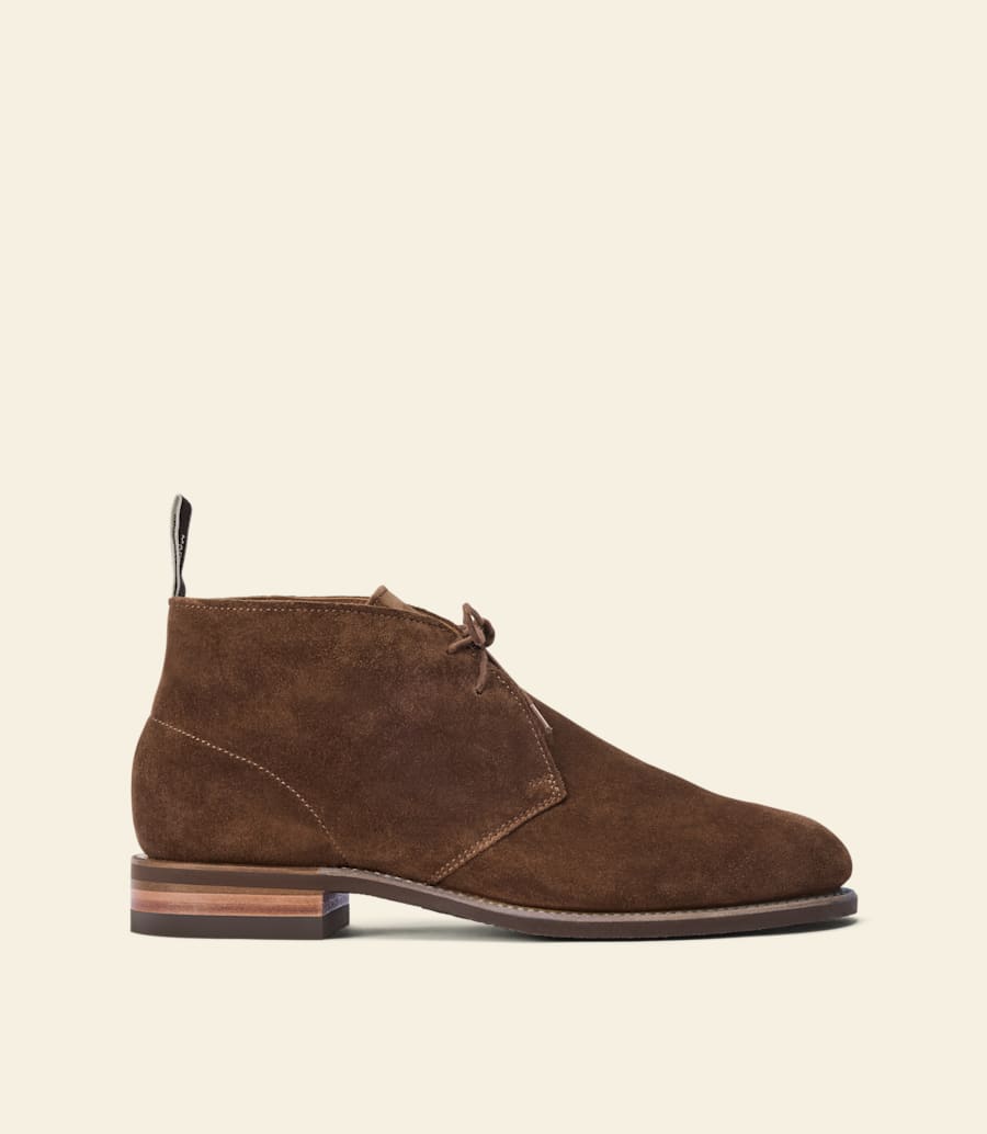 bottine désert turnout – cuir suédé marron