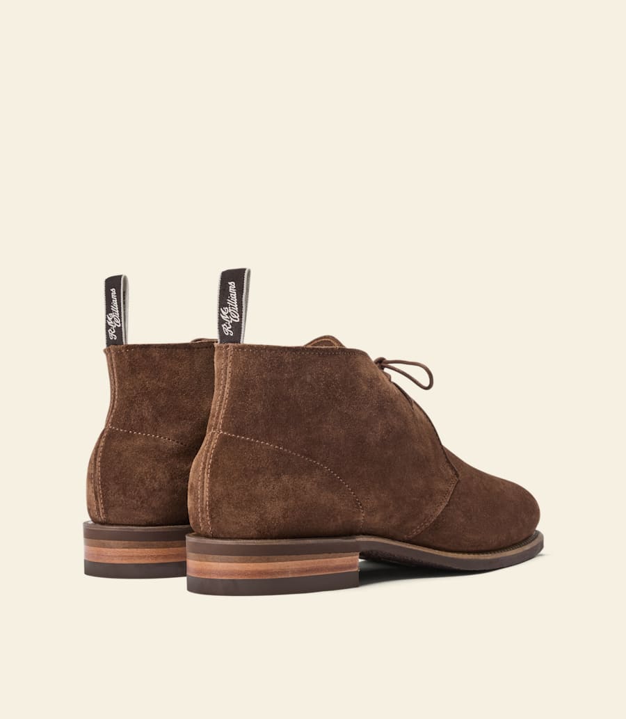 bottine désert turnout – cuir suédé marron