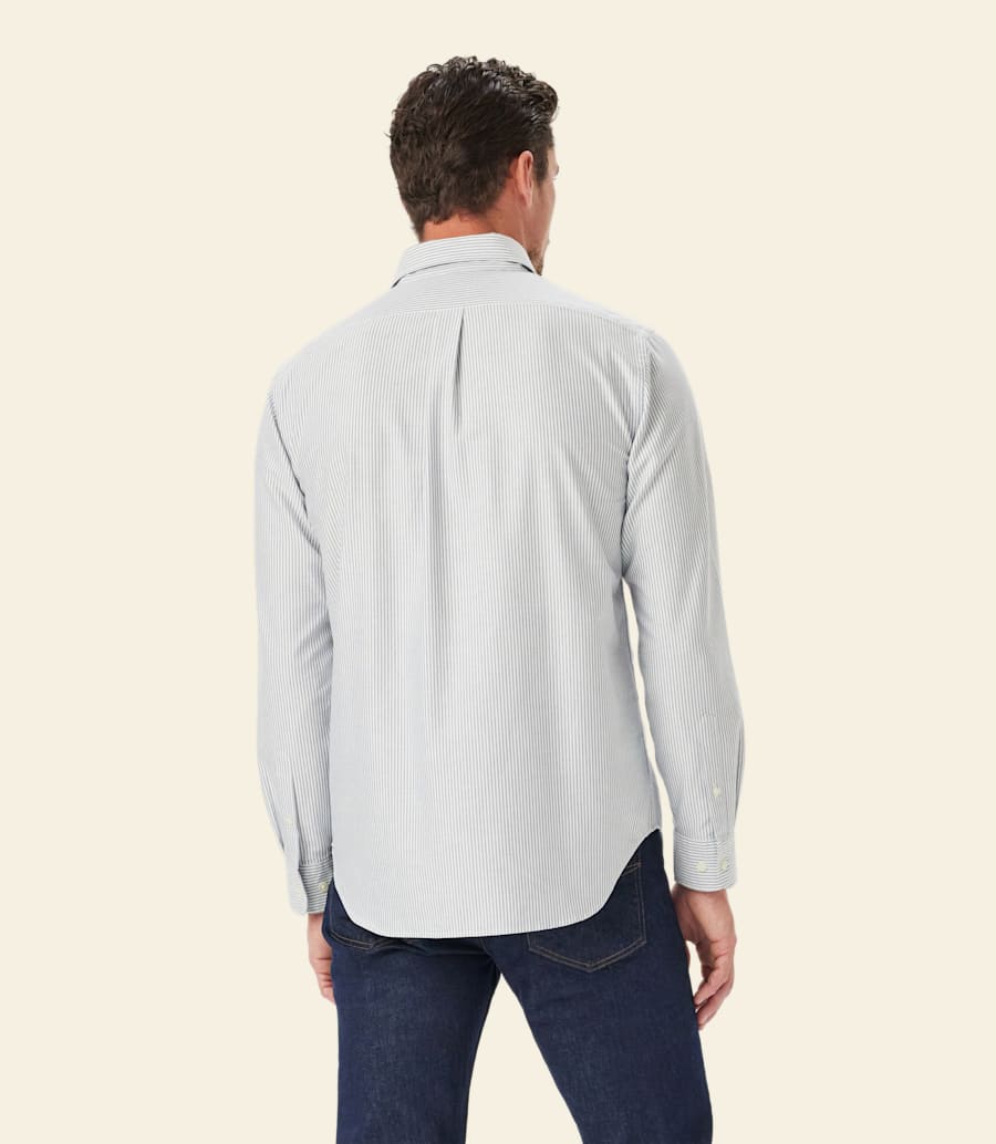 chemise à rayures oxford classique