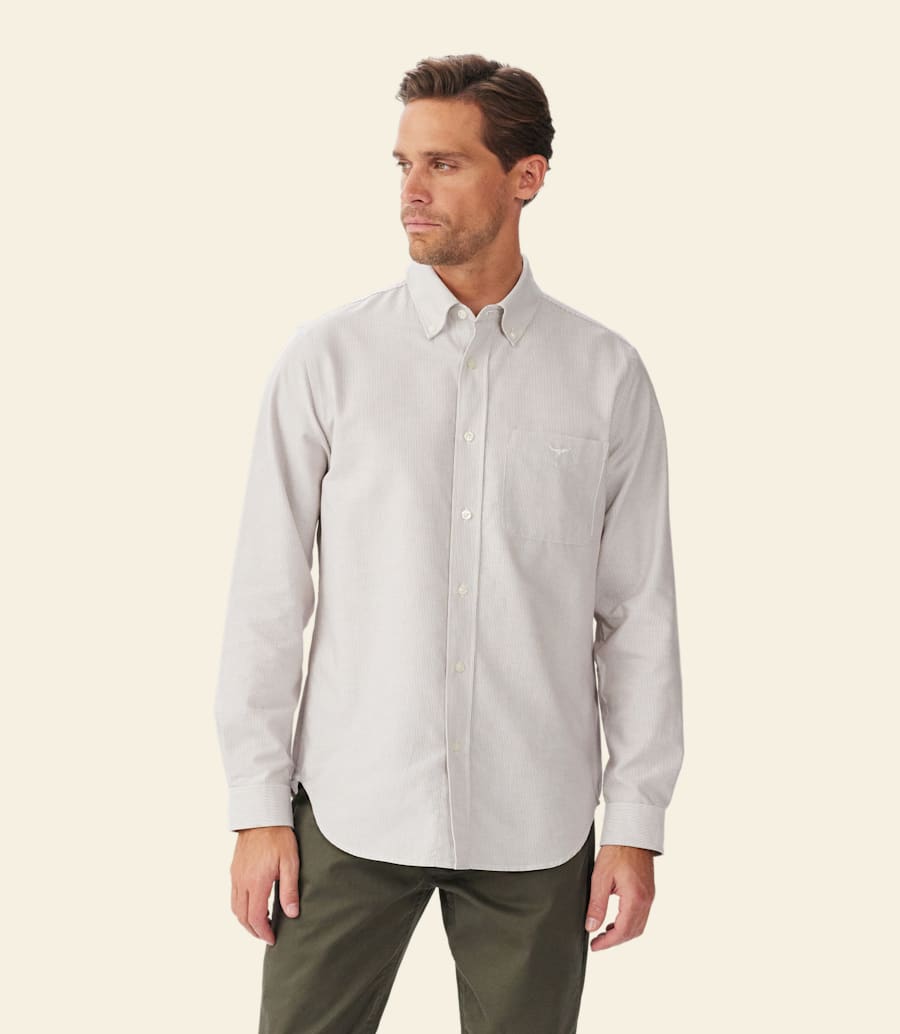 chemise à rayures rushworth oxford