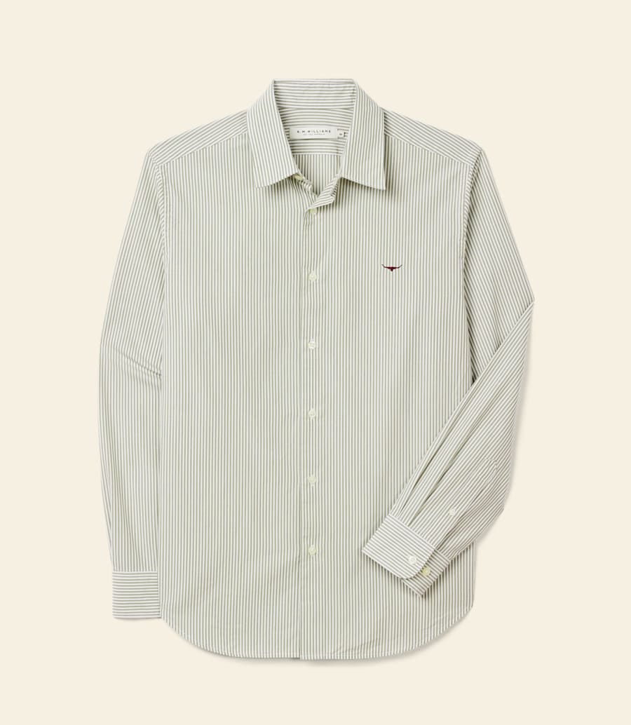 chemise à rayures en popeline sommers