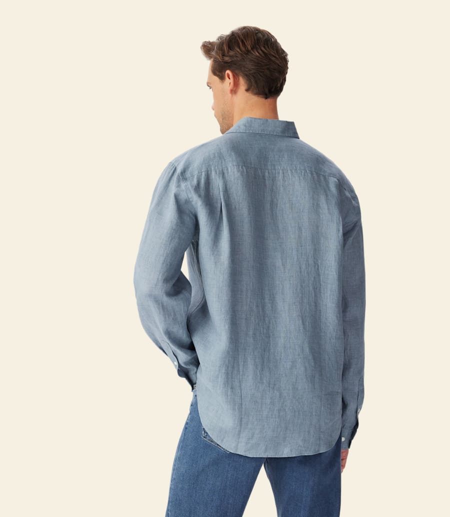 chemise classique en lin newman