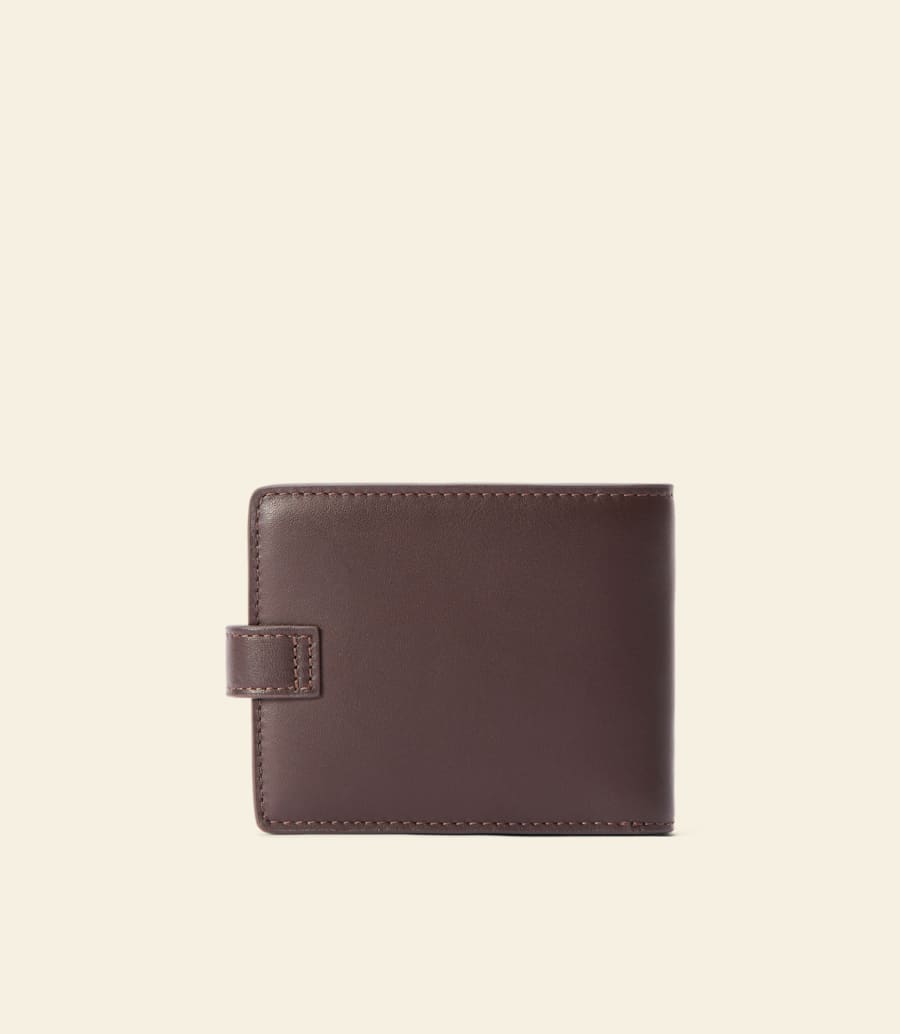portefeuille avec poche et languette