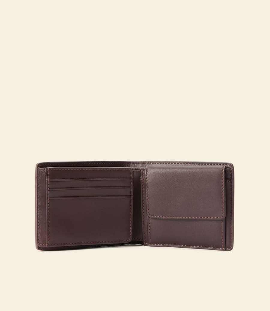 portefeuille avec poche et languette