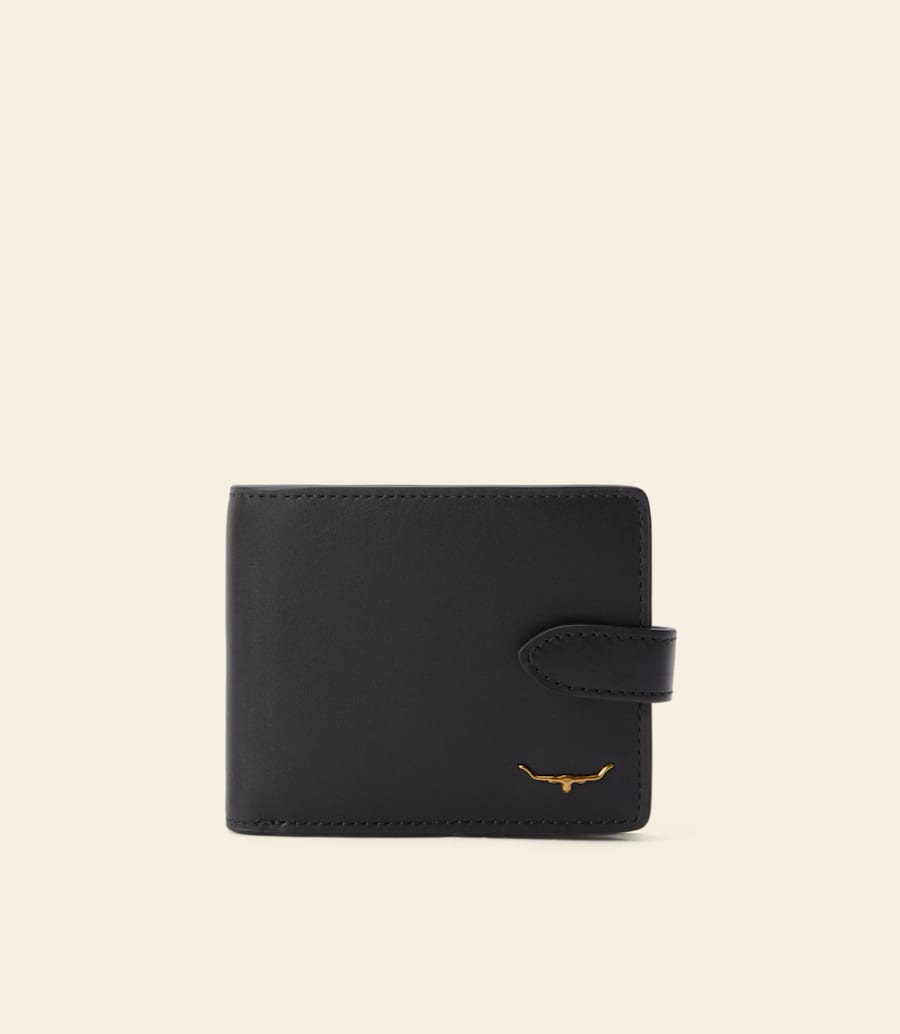 portefeuille avec poche et languette