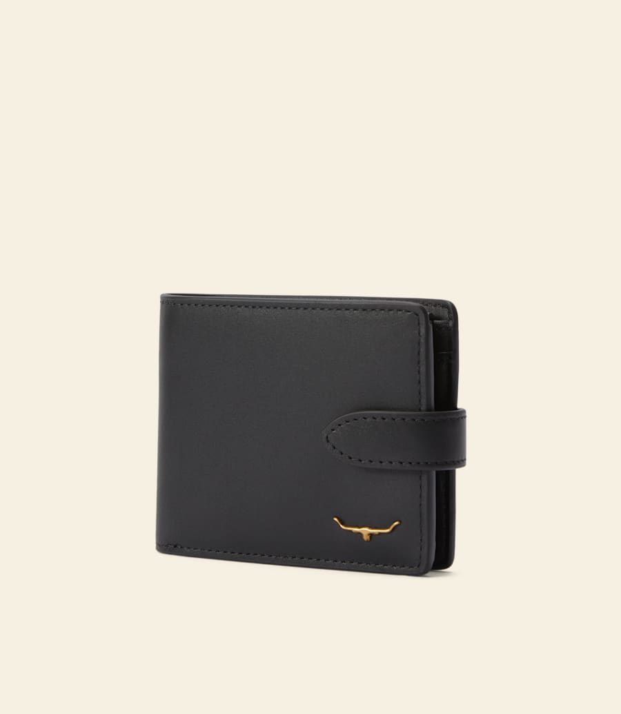portefeuille avec poche et languette